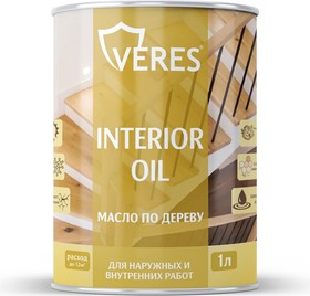Масло для дерева interior oil, 1 л, тик 255536