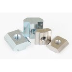 2020M6 T-shaped embedded M6 steel nut for profile 2020, groove 6