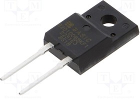 B2D10065KF1, Diode: Schottky rectifying; SiC; THT; 650V; 10A; TO220FP-2; tube