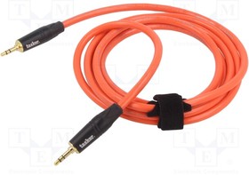 TK172PSF-A, Cable; Jack 3.5mm 3pin plug,both sides; 2m; Plating: gold-plated
