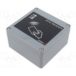 RFID IND LED MIF SLOT, Считыватель RFID; 100x100x55,6мм; Ethernet,RS485; 10-24В; MIFARE