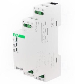 Фото 1/2 BIS-414 24V AC/DC, Реле: установочное, бистабильное, DPDT, Монтаж: DIN, 8А, -25-50°C