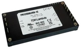 Фото 1/2 PH1200A280-28, Isolated DC/DC Converters - Through Hole 1200W 28V 42.9A