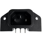 703W-00/52, AC Power Entry Modules PCB Mount 7mm