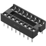 1-2199298-4, DIP socket, PIN 16, 7.62mm, Pitch 2.54mm, THT, -40-105°C