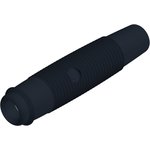 4 mm jack, solder connection, 2.5 mm², CAT O, black, 931804100