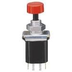 46-200 RED, Pushbutton Switches PUSHBTN SWITCH