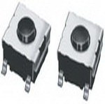 Фото 1/2 B3FS1002P, Switch Tactile N.O. SPST Flat Round Button Gull Wing 0.05A 24VDC 1.47N SMD T/R