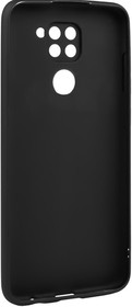 Силиконовый чехол "LP" для Xiaomi Redmi Note 9 TPU (черный непрозрачный) европакет