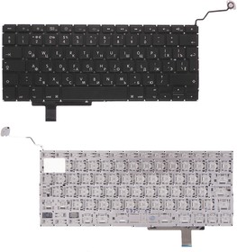 Фото 1/2 Клавиатура для ноутбука Macbook A1297 черная, большой Enter