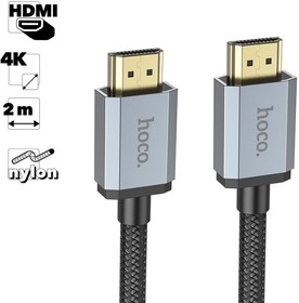 Фото 1/4 HDMI кабель HOCO US03 4K нейлон 2 м (черный)