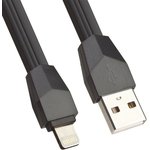 Автомобильная зарядка LDNIO DL-C28 2xUSB 3,4А с кабелем Apple Lightning 8-pin черная