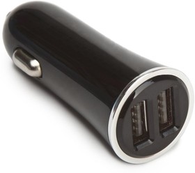 Фото 1/2 Автомобильная зарядка LDNIO DL-C28 2xUSB 3,4А с кабелем Micro USB черная