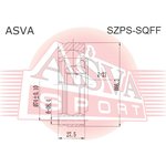 SZPS-SQFF, ШРУС КАРДАНА ПЕРЕДНЕГО 21X86.3