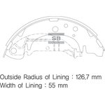 SA020, SA020SNS_=4020.00=FSB568 !колодки барабанные\ Kia Carnival all 99  ...