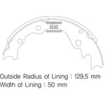 SA044, SA044SNS_колодки барабанные!\ KIA Besta, Mazda E2000/E2200 2.2D 83-03