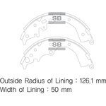 SA168, SA168SNS_колодки барабанные!\ Toyota Hiace 2.7/2.5D 05