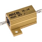 HS25 3R9 J, Wirewound Resistor 25W, 3.9Ohm, 5%
