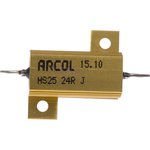 HS25 24R J, Wirewound Resistor 25W, 24Ohm, 5%