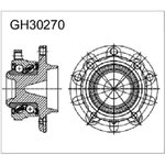 GH30270, Ступичный узел передний GMB