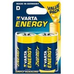 04120229412, Батарейка Varta Energy (D, 2 шт)
