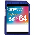 Карта памяти 64Gb SD Silicon Power (SP064GBSDXCU1V10)