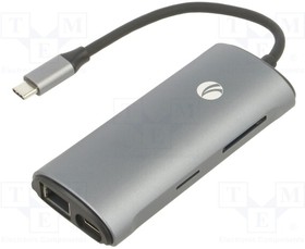 CU463, Adapter; USB 3.0,USB 3.1; nickel plated; 0.15m; black; 5Gbps; PVC