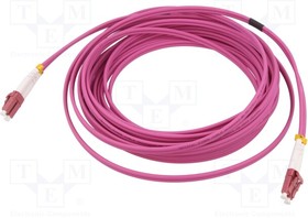FC4LC03, Fiber patch cord; OM4; LC/UPC,both sides; 3m; LSZH; pink