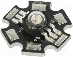 PM6B-3LFS-B, Power LED; STAR; RGB; 130°; 350mA; Pmax: 3W; O6mm; SMD; 44?52lm