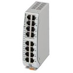 1085219, Narrow Ethernet Switch - 16 RJ45 Ports With 10/100/1000 Mbps On All ...