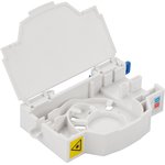 Бокс на DIN-рейку на 2 адаптера SC, белый LAN-DRF-2SC/BX-WH