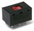 V80212MS02QE, Switch Slide ON ON DPDT Screwdriver 10A 250VAC 30VDC PC Pins Thru-Hole Bulk