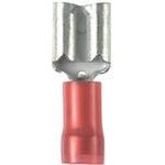 DNF18-110-C, Quick Disconnect Terminal 18-22AWG Brass Red F 17.5mm Tin Bottle