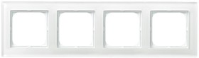 Ospel Sonata Стекло Белое Рамка 4-ая , толщина 6 мм (без внутр вставки)