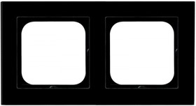Ospel Sonata Стекло Черное Рамка 2-ая , толщина 6 мм (без внутр вставки)
