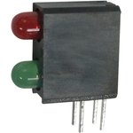 L-710A8MD/1I1GD, Green & Red Right Angle PCB LED Indicator, 2 LEDs ...