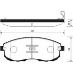 SP1183SNS 293 12 [D106M2Y991] !колодки ...