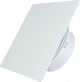 Вытяжной бесшумный вентилятор для ванной Mmotors ММР 100 стекло белый матовый, тонкий 0764