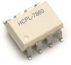 HCPL-7860-000E, Оптопара, усилители с оптической развязкой, 1 канал, DIP, 8 вывод(-ов), 3.75 кВ, 18 кГц