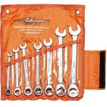 AT-7-12, Набор ключей комбинированных (7 шт. 8-19 мм) трещёточных, сумка