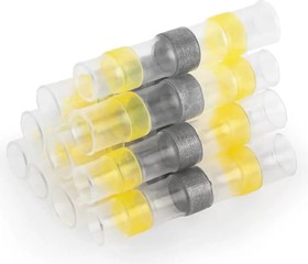 Ld302-4060 гси термоусаживаемая с припоем 4-6 мм 48a, прозрачный/желтый (diy упак 10шт), 49162