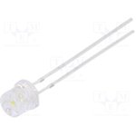 OSW44P57E1A, LED; 5mm; white cold; 2180?2500mcd; 140°; Front: flat; 2.9?3.4V