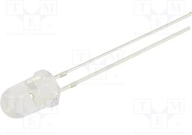 OSR5PA5A31A-1MA, LED; 5mm; red; 750?1120mcd; 30°; Front: convex; 1.8?2.2V