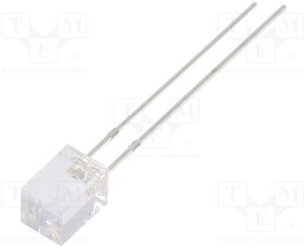 OSG5DA7NE1B, LED; rectangular; 5x5x7mm; green; 1560?2000mcd; 140°; Front: flat