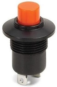 P1-62212, Pushbutton Switches Style F Scrw Std Black Button