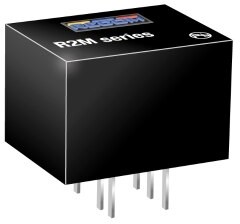R2M-2412D, Isolated DC/DC Converters - Through Hole 2W 9-36Vin +/-12Vout +/-83mA