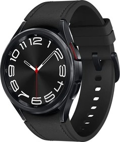 Фото 1/6 Смарт-часы Samsung Galaxy Watch 6 Classic LTE 43мм 1.3" Super AMOLED корп.черный рем.черный (SM-R955FZKACAU)