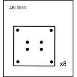 ABL0010HD, Накладки тормозные,комплект STD / ...