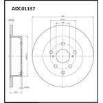 ADC01137, Тормозные диски