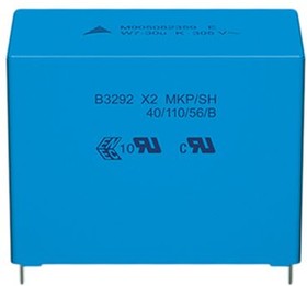 Фото 1/2 B32921C3103M000, Конденсатор 0.01µF ±20% 305V AC, X2